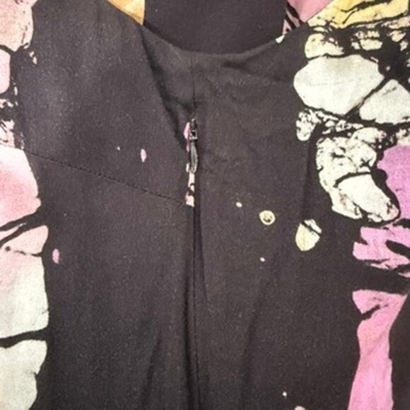 Busayo x RTR Tie Dye Slip Dress in Black Multi, Size S - Picture 10 of 10